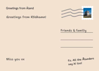 Postcard back