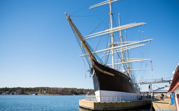 Fören på museiskeppet Pommern